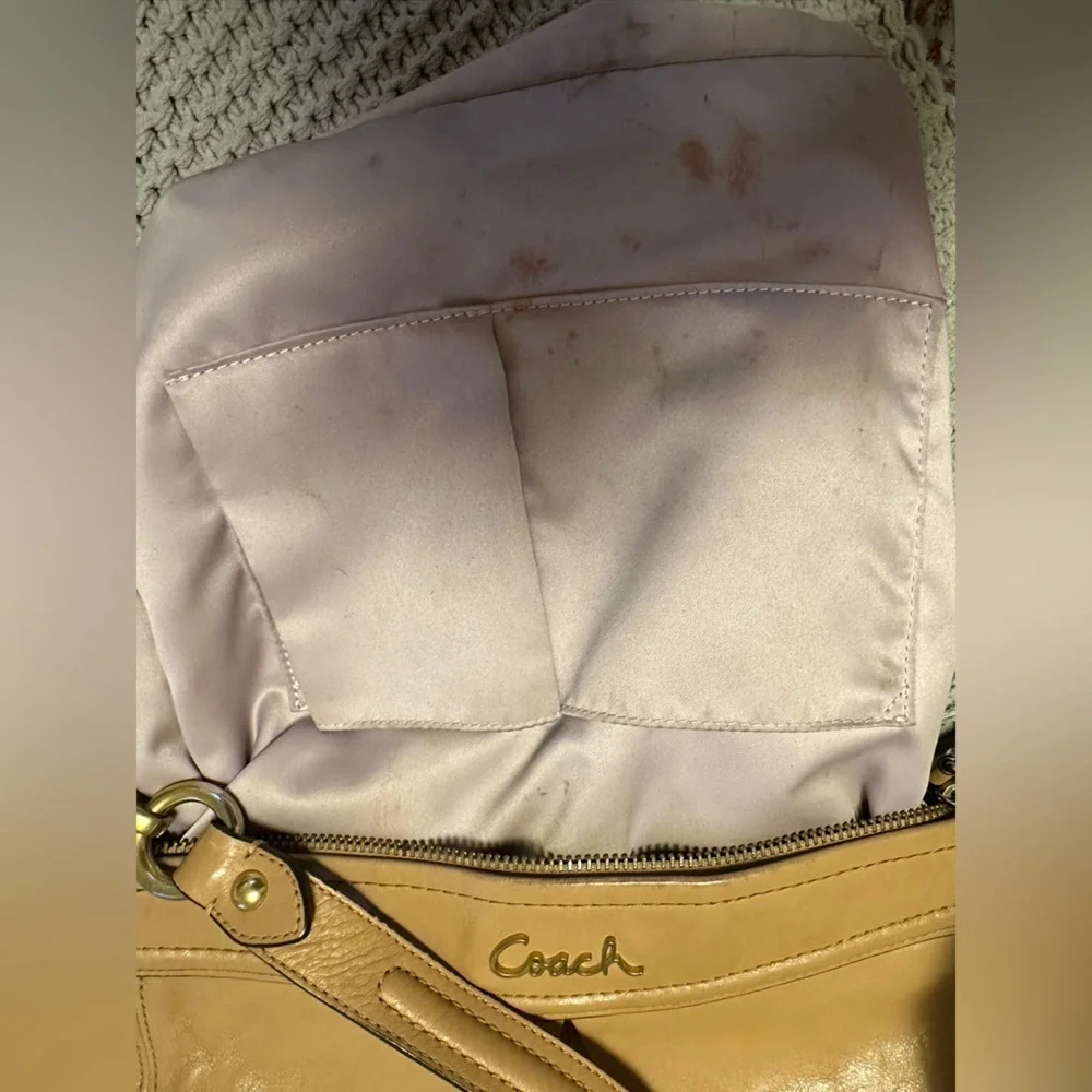 Coach Ashley Leather Hippie Bag